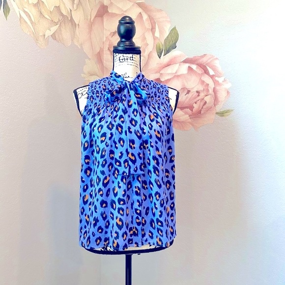 Ann Taylor Animal Print Top - Picture 3 of 6